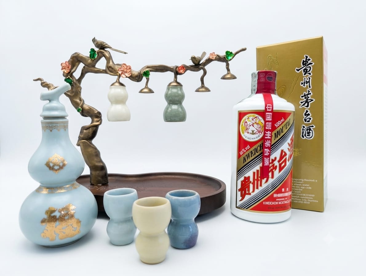 Fortune and Prosperity Moutai Set + Kweichow Moutai FF53° 500ml